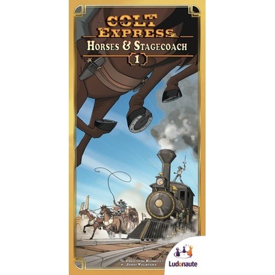 Ludonaute Colt Express: Horses & Stagecoach