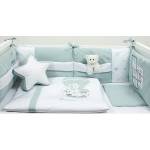 Bambino Casa Спален комплект Bambino Casa - Paris, Mint, 8 части (3003)