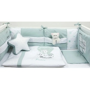 Bambino Casa Спален комплект Bambino Casa - Paris, Mint, 8 части (3003)