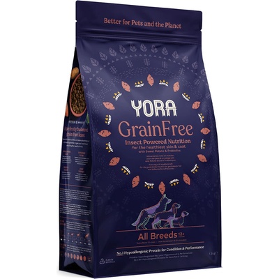 Yora z hmyzu Grain Free Adult All Breeds 2 x 1,5 kg