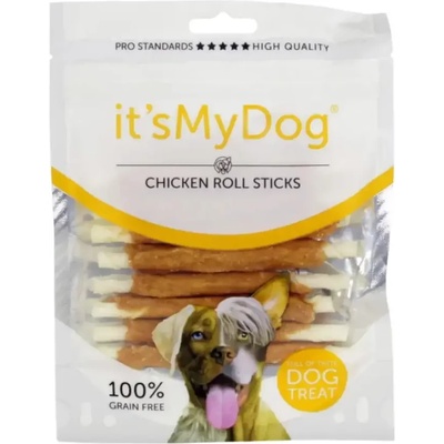 It' s My Dog It`s My Dog лакомство за кучета, солети от кожа с пилешко месо, 80 г