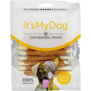 It' s My Dog It`s My Dog лакомство за кучета, солети от кожа с пилешко месо, 80 г