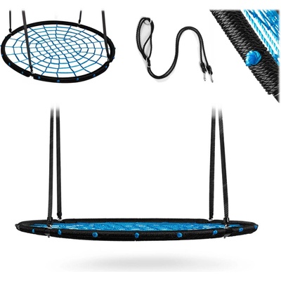 Neo-Sport Záhradná hojdačka NS-104 120cm čierno-modrá