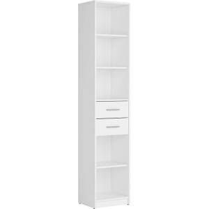 BRW Висока етажерка nepo plus reg2s/40 бяло