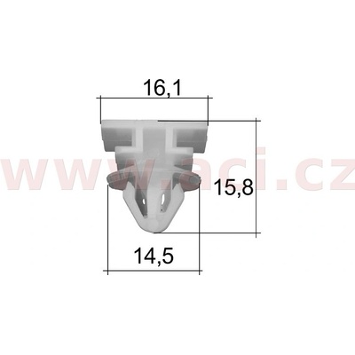 ACI plastová příchytka (sada 10 ks) 55175
