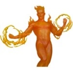 McFarlane Toys Marvel Human Torch 1: 6th Scale Collectible with Scene (Marvel 2-in-One #10) (MCFARLANE-14843)