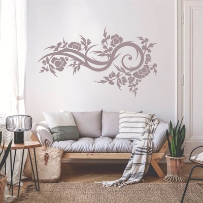 NSPIO Šablona na malování - Květinový ornament rozmery 120x90 cm – Sleviste.cz