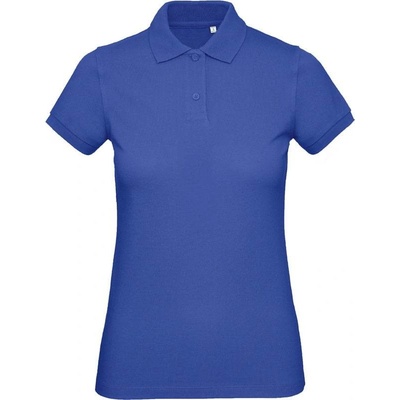 B&C Inspire Polo /women Dámske piqué polo z bio bavlny modrá cobalt