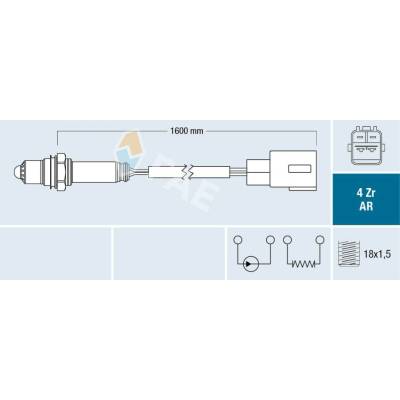 Lambda sonda FAE 75651