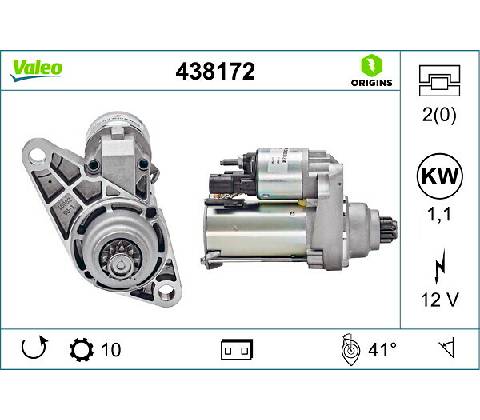 Startér VALEO 438172