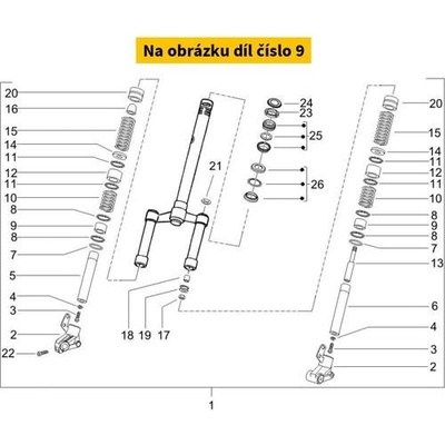 Piaggio Silonové pouzdro vidlice 274468 – Zbozi.Blesk.cz
