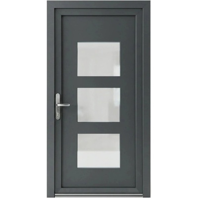 OknaDvereNaMiru.cz Vchodové dveře STYL 102 antracit 90 x 205 cm