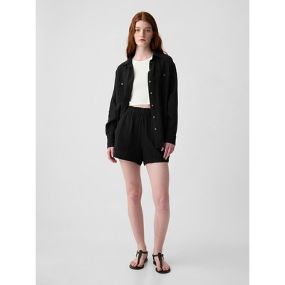 GAP Къси панталони от муселин GAP GAP | Cheren | ЖЕНИ | XS