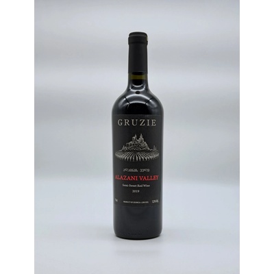 Gruzie Alazani Valley Semi Sweet Red 12% 0,75 l (holá láhev)