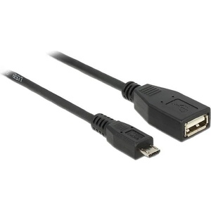 Delock microUSB B-USB A OTG Converter M/F 50cm 83183