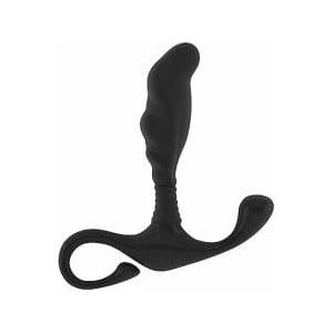 EasyToys Anal Series Curved Prostate Stimulator Black-Grey Ergonomic Design