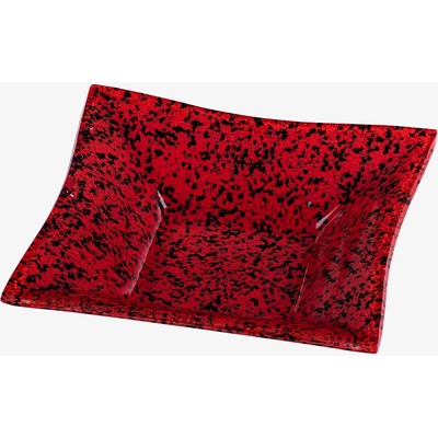 Preciosa Skleněná spékaná mísa Carmen 230 x 230 mm