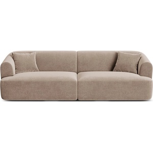 Cosmopolitan Design Светлокафяв кадифен диван 255 cm Campi - Cosmopolitan Design (COS_4S_120_F1_CAMPI2)