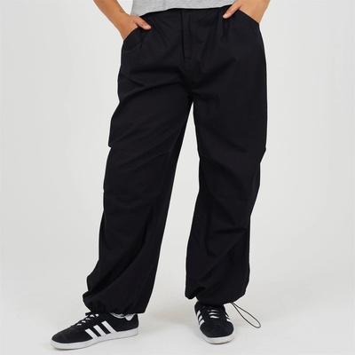 Brave Soul Панталони Brave Soul BS Plus Size Utility Cargo Parachute Trousers - Black