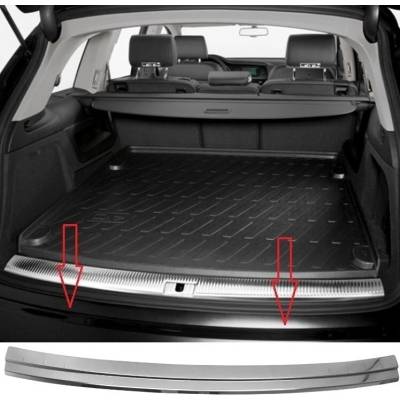 Nerez leštený kryt hrany zadného nárazníka Audi Q7 2015-2020
