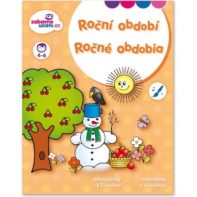 Omaľovánky - Ročné obdobia rozmer A4