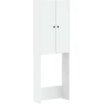 vidaXL Тоалетна Шкаф BREDA Бяло 66 x 25, 5 x 190 см Инженерна дървесина (897575)