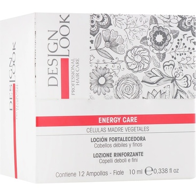 Desing Look Design Look Energy Care posilňujúce ampulky proti vypadávaniu vlasov 12×10 ml