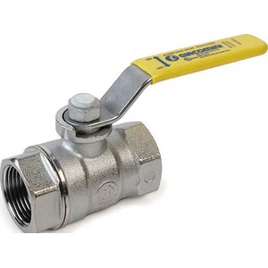 Giacomini - Италия Giacomini R250D 1.1/4" FF Сферичен кран с дълга жълта дръжка за газ (250X026)