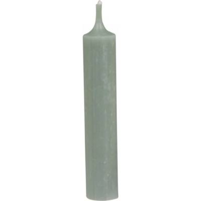 Chic Antique Zelená úzká krátká svíčka Short dinner verte - Ø 2 *11cm / 4.5h - Chic Antique