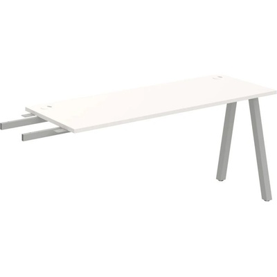 OFFICE PRO s.r.o. HOBIS prídavný stôl do uhla - UE A 1600 RU, hĺbka 60 cm, biela