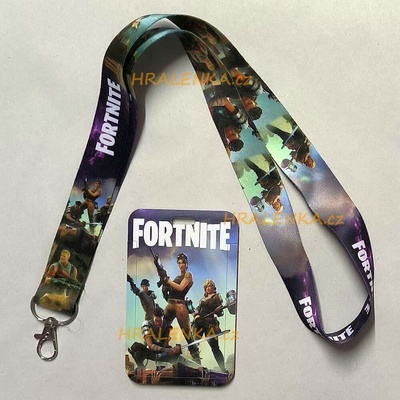 Šňůrka na krk 26156 s cedulkou na ID karty Fortnite