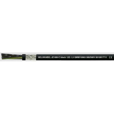 Helu JZ-500-C Black 10943-1000 riadiaci kábel 3 G 0.75 mm² 1000m čierna