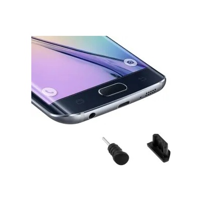 kwmobile Капачки за входове за smartphone - черен