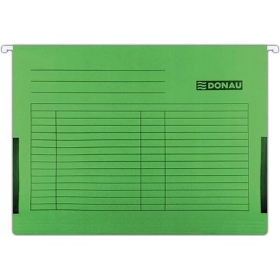 Závěsné desky s bočnicemi Donau - A4, 230 g/m2, zelené