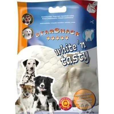 NOBBY Лакомство StarSnack кожен чипс бял 5-10 см / 5 бр 68010