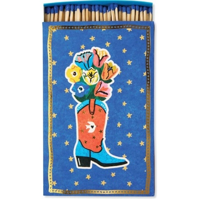 Paddywax Large Rectangle Matches Cowboy Boot zápalky 120 ks