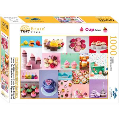 Brain Tree Dortíky Cupcakes 1000 dielov