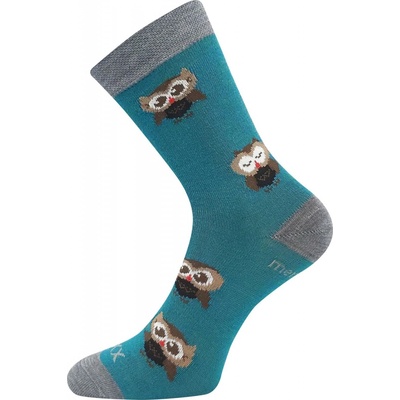 VOXX Dětské ponožky VLNĚNKA DĚTSKÁ modro zelená