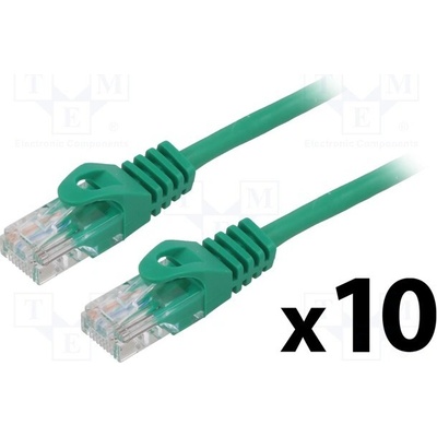 Lanberg PCU6-20CC-0025-G Patch U/UTP Kat. 6 RJ45 vidlice z obou stran lanko CCA