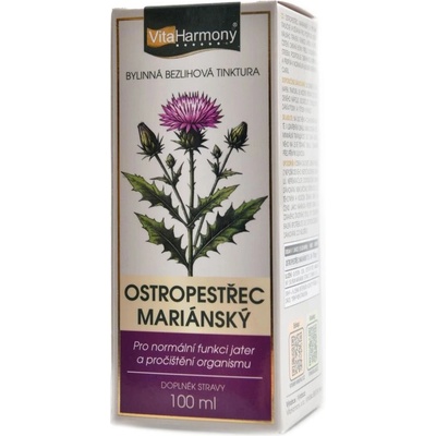 Vitaharmony Tinktúra Ostropestorec mariánsky 100 ml