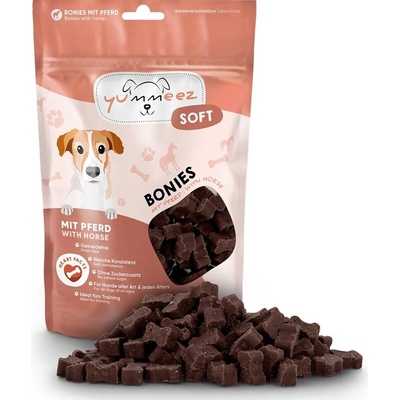 Yummeez Soft Bonies s koňským mäsom 165 g