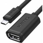 Unitek Y-C438GBK USB 2.0 AF to MicroUSB BM OTG Cable