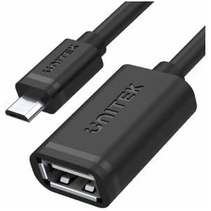 Unitek Y-C438GBK USB 2.0 AF to MicroUSB BM OTG Cable