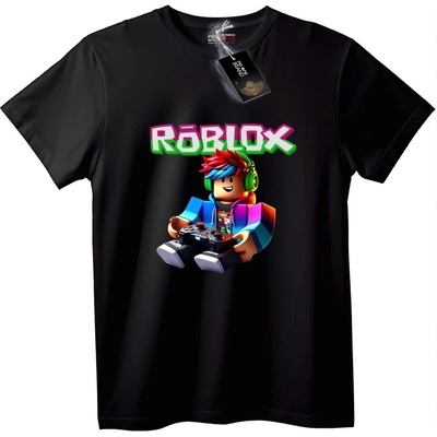 NOONEBRAND Тениска Roblox Геймър - 6XL, White