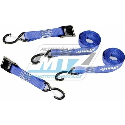 Popruhy/Kurty upínací 32mm s háky s pojistkou - modré SFSAN63002