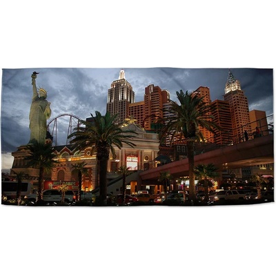 Sablio Ručník s potiskem Las Vegas 4 50 x 100 cm