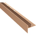  Mexen Line-B листа за стъкло 180 см лява, четкана мед - 186504180L (186504180L)