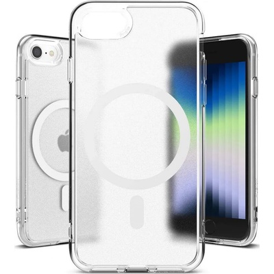 Ringke Fusion Magnetic Case - хибриден кейс с висока степен на защита с MagSafe за iPhone SE (2022), iPhone SE (2020), iPhone 8, iPhone 7 (прозрачен-мат)