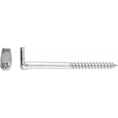 Hák s křížovou drážkou, průměr 5,8 mm x 80 mm, 4 ks