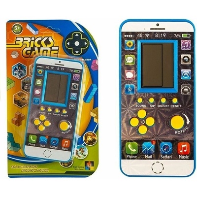 Mamido Elektronická hra Tetris Mobilný telefón Modrá